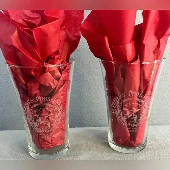 Vintage 1985 Dr. Pepper Glasses 100 year celebration rare collectible - Picture 8 of 9